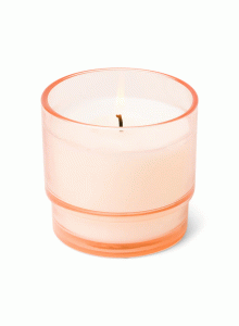 AF0802EU Al Fresco Peach Juice Glass Candle Paddywax - Pepper and Plum 198gr